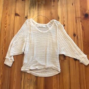 “We the Free” beige sweater size small